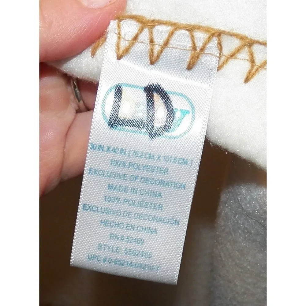 Baby Connection Teddy Bear Green Moon Cream Security Blanket Lovey Stars